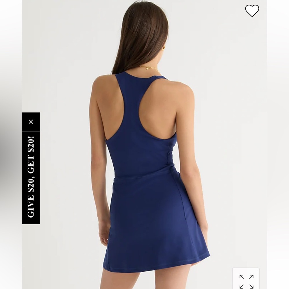 J Crew CloudStretch side-slit sports dress